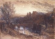 Samuel Palmer A Towered City or The Haunted Stream china oil painting reproduction